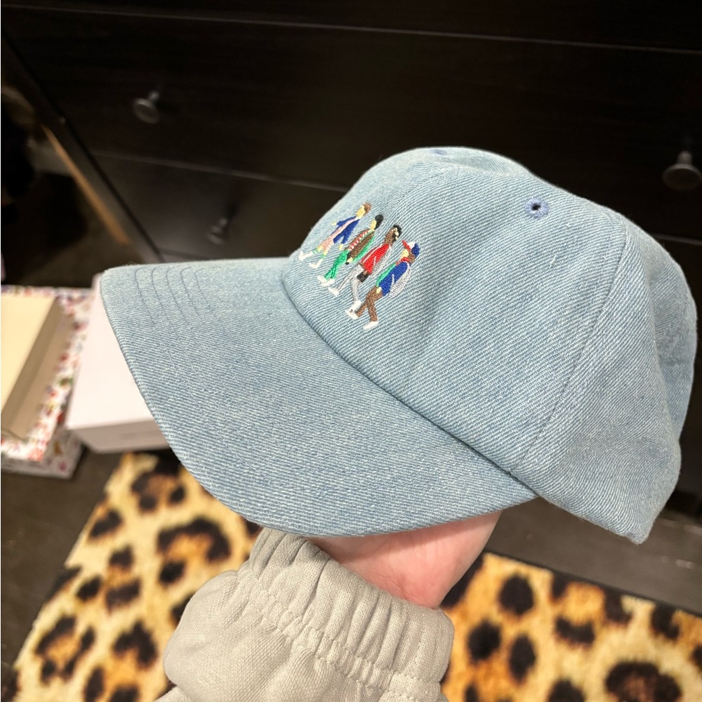 Stranger Things Blue Baseball Cap with Embroidered Design